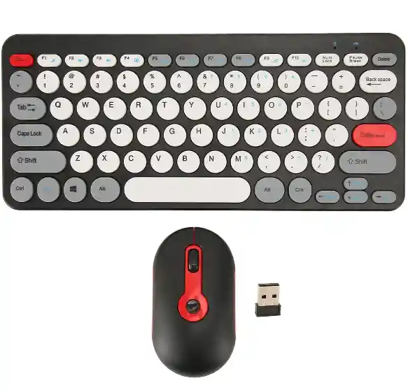 Combo Mini Teclado Y Mouse Inalámbrico