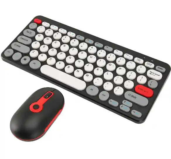 Combo Mini Teclado Y Mouse Inalámbrico