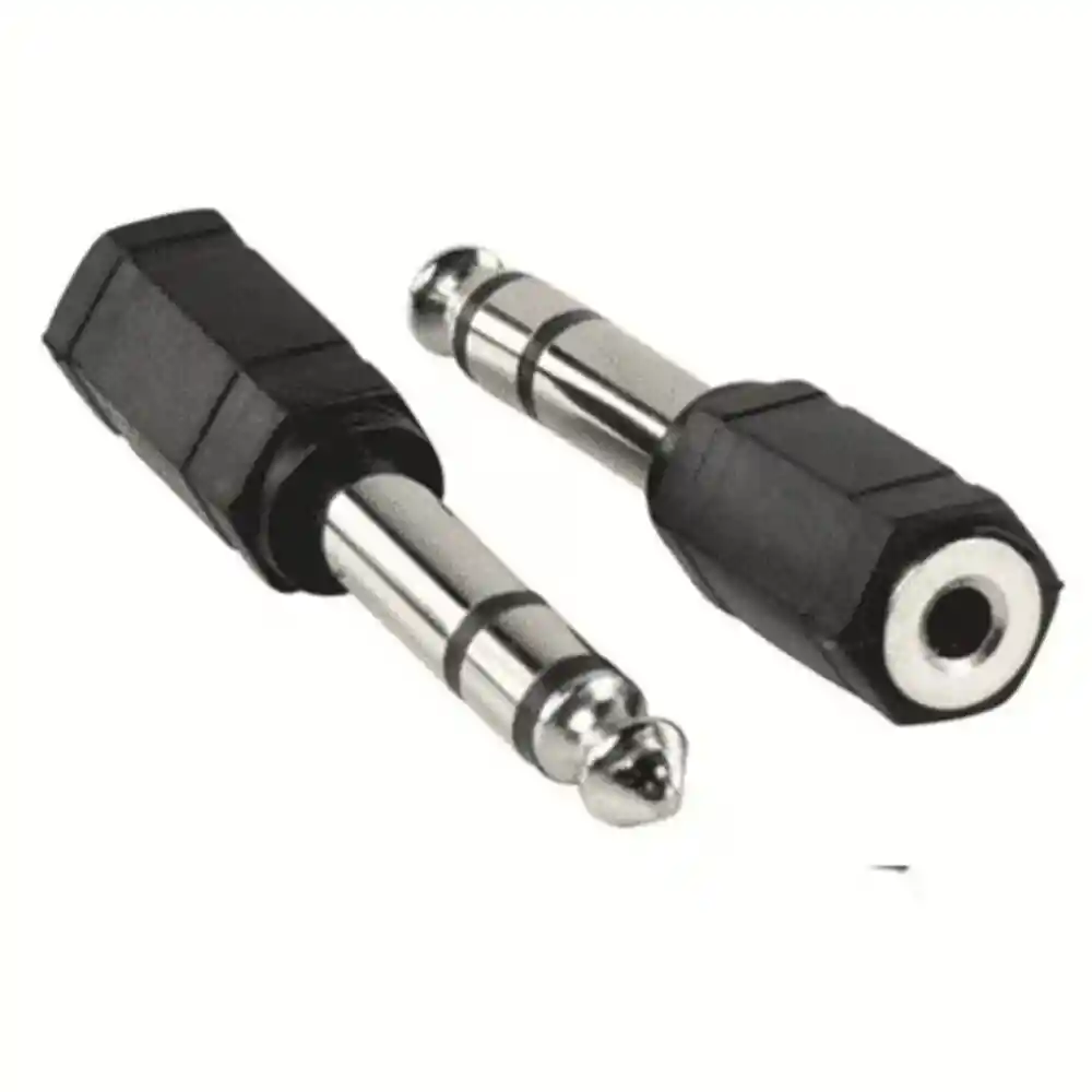 Adaptador Convertidor De Audio Jack 3.5mm Hembra A Jack 6.5mm Macho