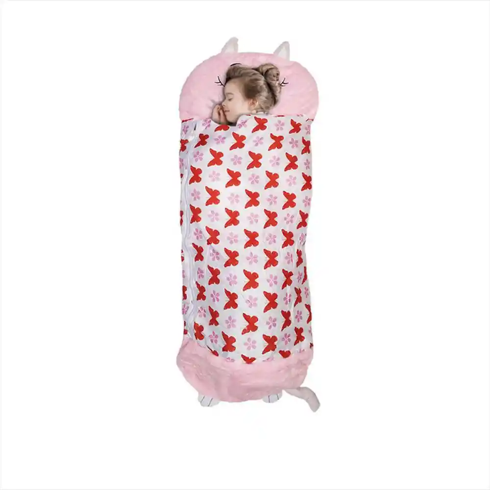 Happy Naper Juguete Bolsa Para Dormir Infantil Gato Rosa 130 Cm