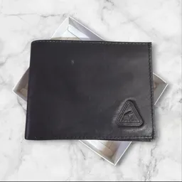 Billetera 100% Cuero Negra Garantia Original