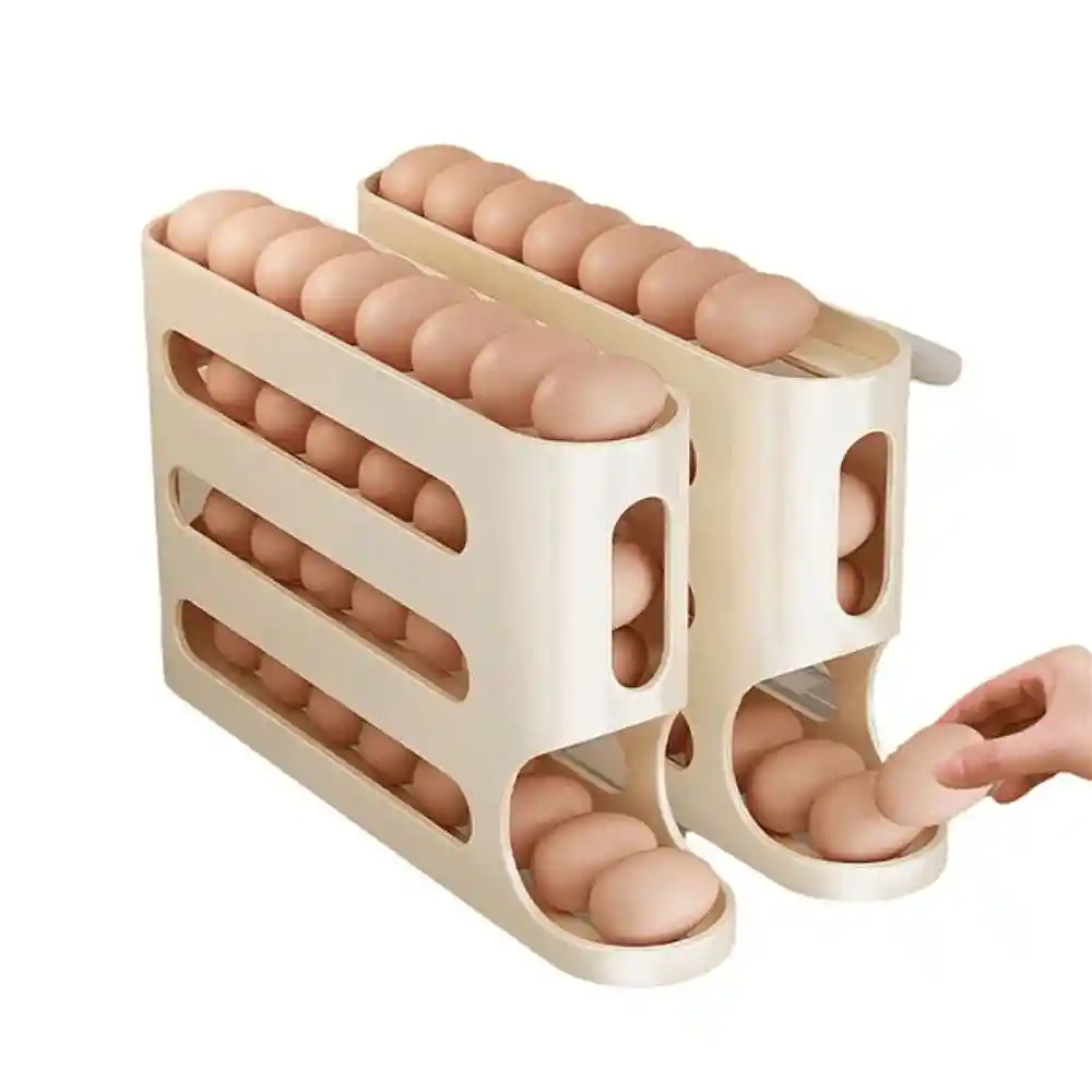 Bandeja Soporte Dispensador De Huevos Multiusos 3 Niveles