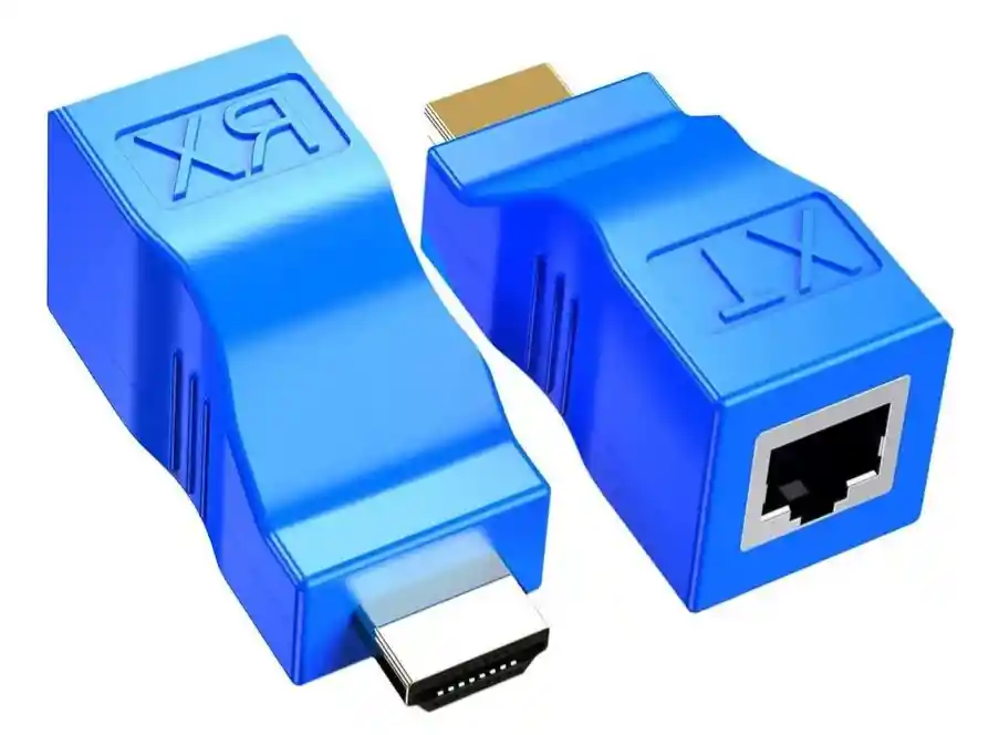Extender Hdmi Hasta 30 Metros Hd Tx Rx Plug And Play