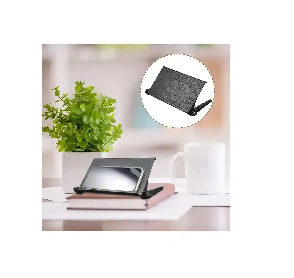 Soporte Plegable Para Decodificador Parte Superior Tv Color Color Negro