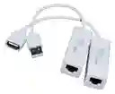 Extensores Usb Sobre Cable Cat6/cat7 Usb2.0 Rj45 200 Metros