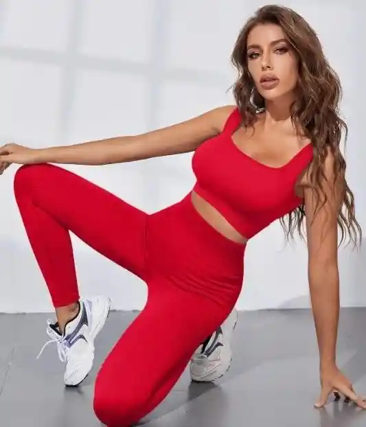 Conjunto Deportivo- Passion Venus Rojo-talla Única