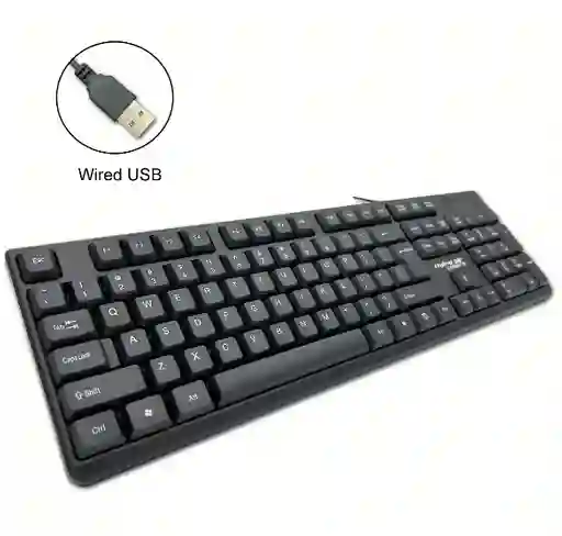 Teclado Alambrico De Oficina Teclop