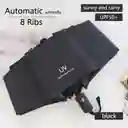 Sombrilla Automática Paraguas Automático Negra Filtro Uv