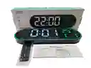Reloj Inteligente Digital De Pared Grande Luz Led Control Remoto Verde
