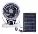 Ventilador Multifuncional Recargable Solar Gd-8025 Con Carga Usb