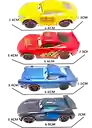 Set X6 Carros Metálicos Cars Rayo Mcqueen Niños Juguetes