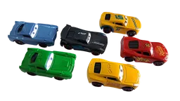 Set X6 Carros Metálicos Cars Rayo Mcqueen Niños Juguetes