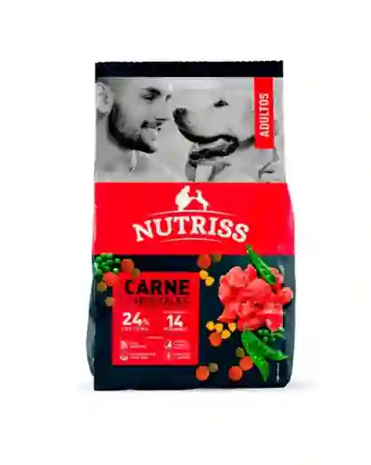 Nutriss Adulto Carne Y Vegetales X2kl 63025