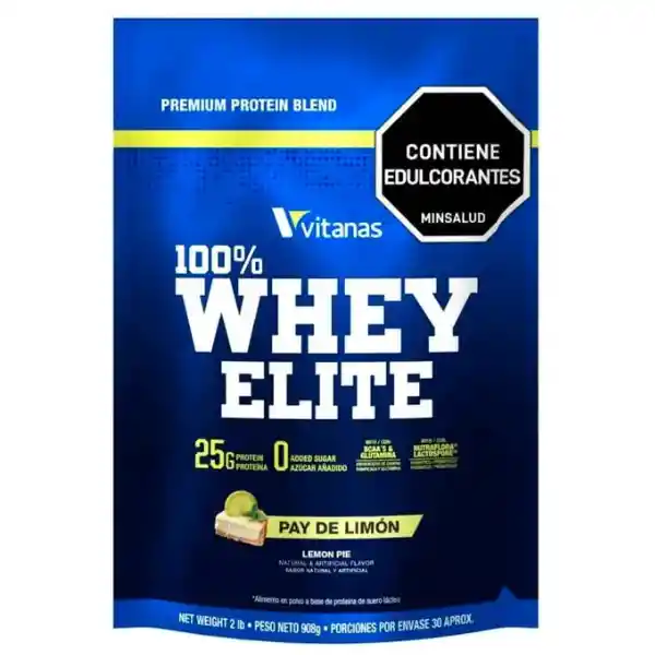 Whey Elite Proteina 2lbs Pay De Limon - 100% Proteina Limpia