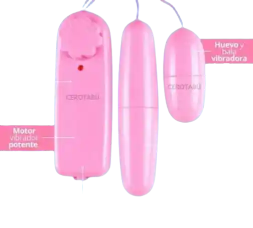 Bala Vibradora + Control Huevo Vibrador Vibra Fuerte