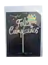 Feliz Cumpleaños Topper Para Pastel O Pudin