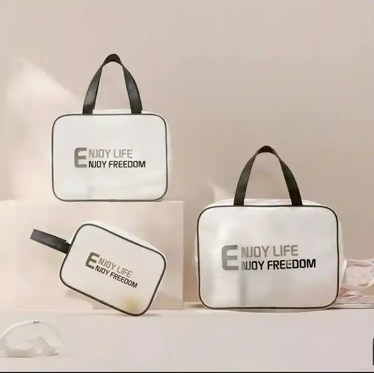 Set X3 Bolso Cosmetiquera Organizador Multiusos