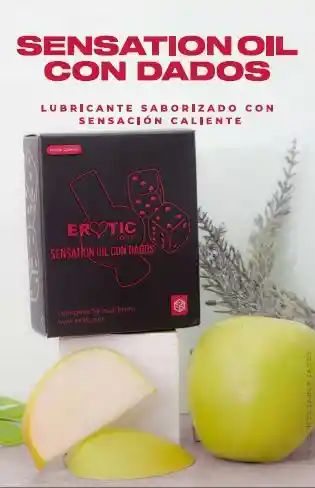 Lubricante Erotic Sensation Oil 50ml+dados