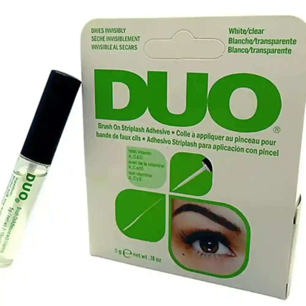 	 Duo Pestañas Adhesivo Verde 5ml