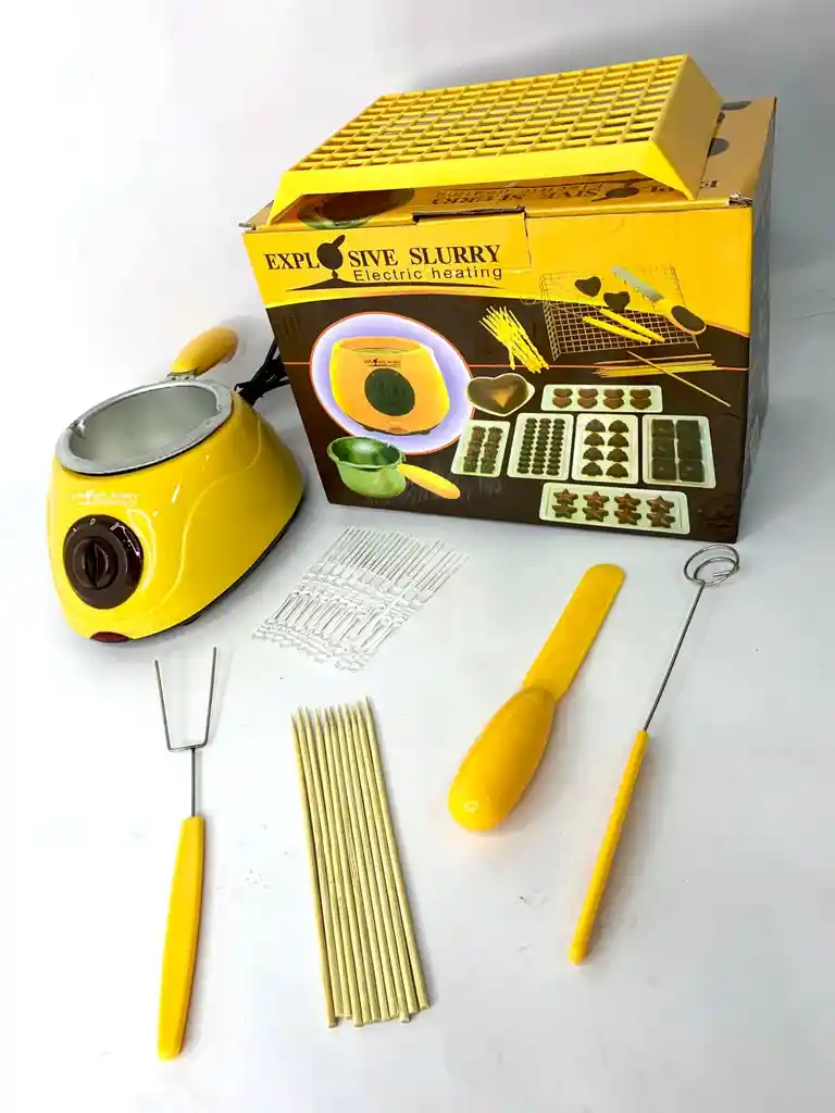 Olla Fundidora De Chocolate Con Accesorios