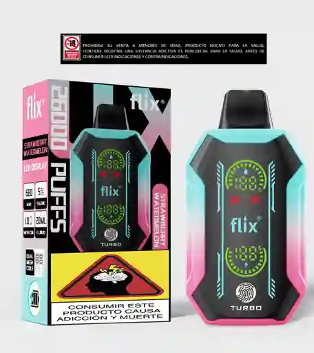 Vapeador Flix 26.000 Puffs Strawberry Watermelon