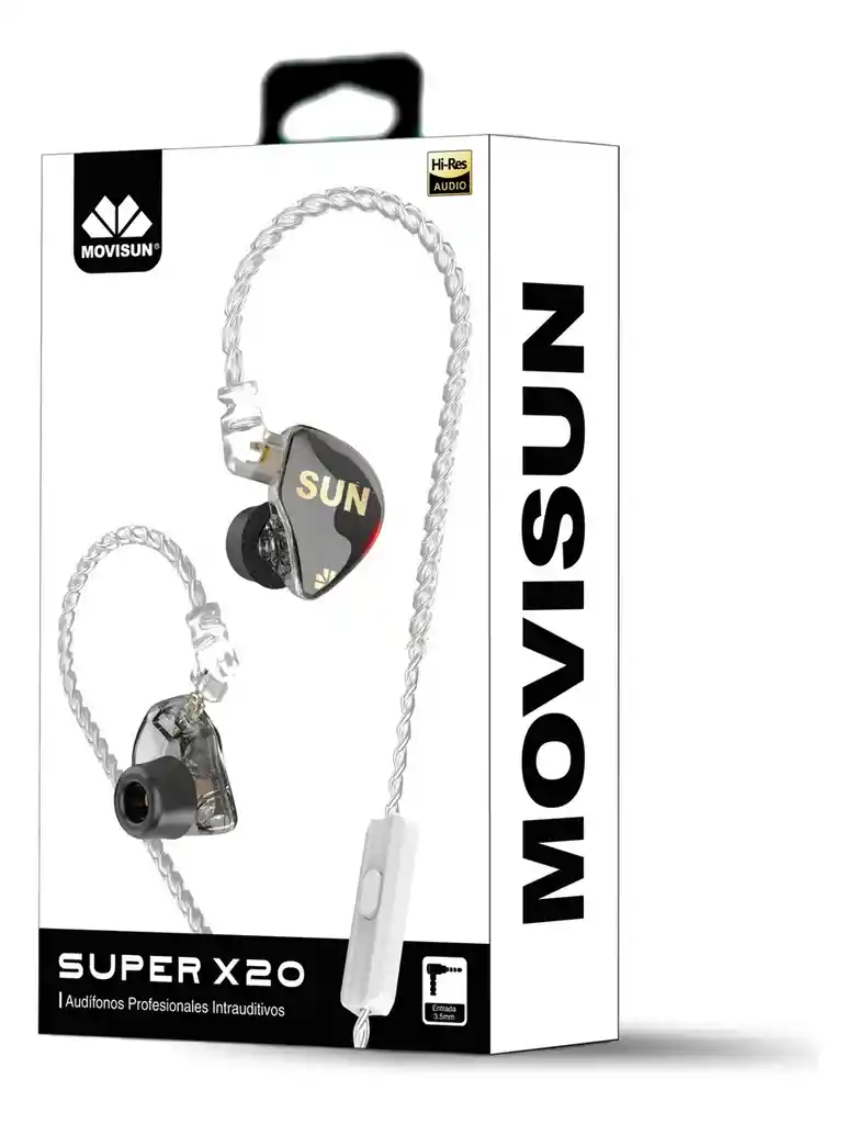 Audífonos Profesionales Intrauditivos Extraibles Super X20