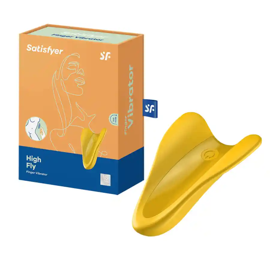 Vibrador De Dedo High Fly Amarillo Satisfyer