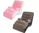 Sillón Cama Inflable Con Reposabrazos Y Bomba De Aire.