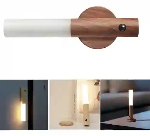 Luz Nocturna Con Sensor De Movimiento Portátil Recargable