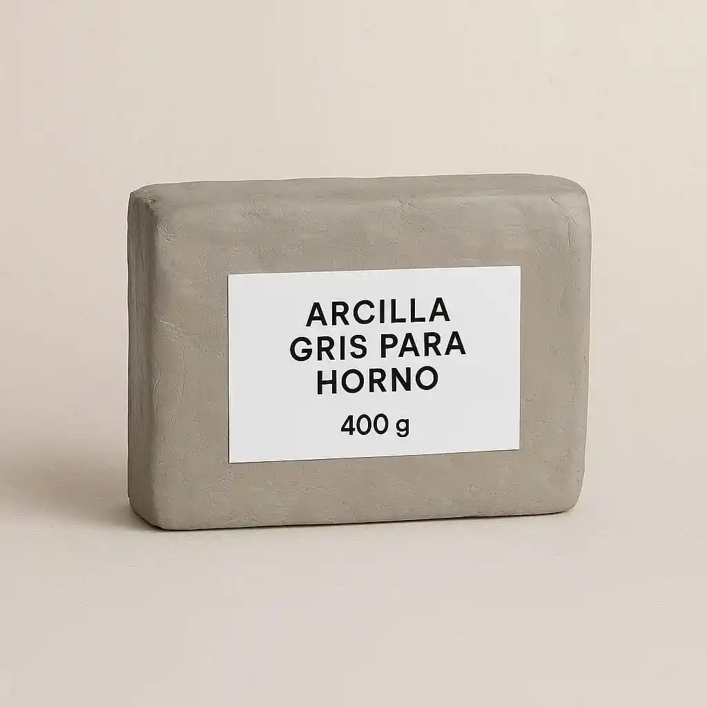 Arcilla Gris Para Modelado – 400g (requiere Horno)