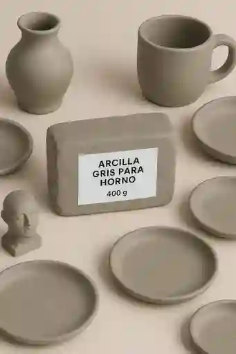 Arcilla Gris Para Modelado – 400g (requiere Horno)