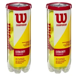 Par Pelotas Tenis Championship Extra Duty 3 Unds (tarro X 3 Und)