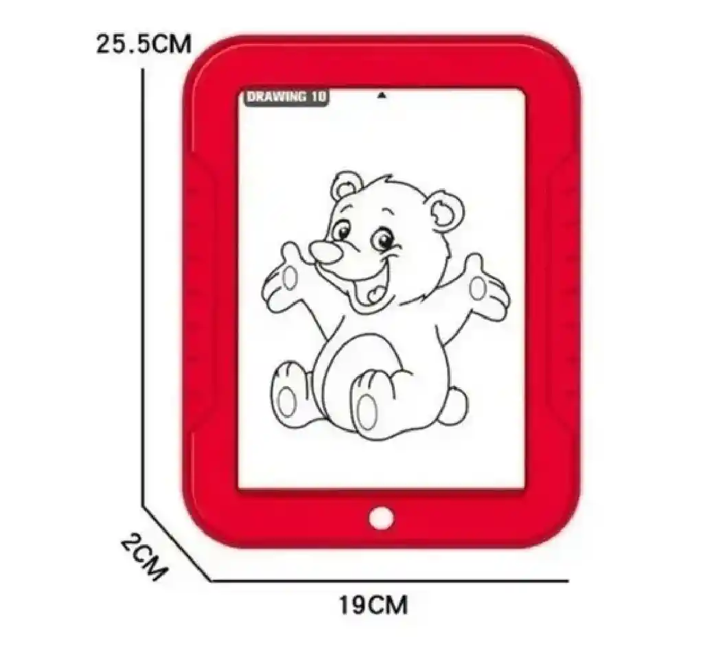 Tablero De Dibujo Con Luz Led Mágico Magic Pad