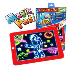 Tablero De Dibujo Con Luz Led Mágico Magic Pad