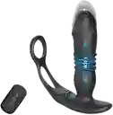 Vibrador Prostatico Telescopio Control Inalambrico Con Anillo Retardante