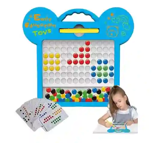 Tablero De Dibujo Fichas Magnéticas Juego Interactivo