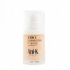 Corrector Y Base Ani-k 2 En 1 Tono 01 Katy 35 Ml