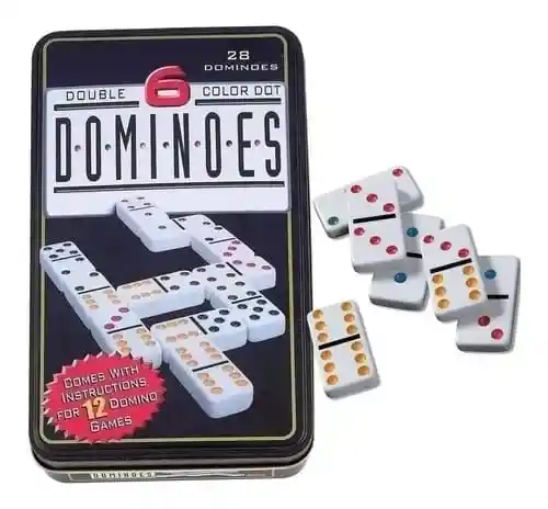 Juego Dominó Doble 6 De Colores X 28 Fichas