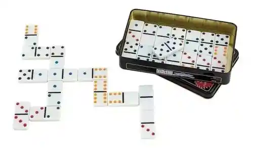 Juego Dominó Doble 6 De Colores X 28 Fichas