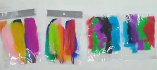 Plumas Colores Surtido