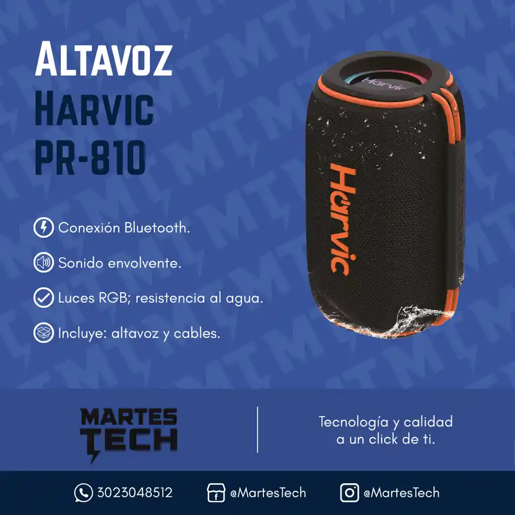Altavoz Harvic Pr-810