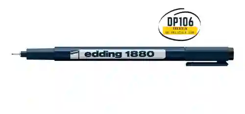 Rapidografo Negro Drawliner 0.05 Edding 1880