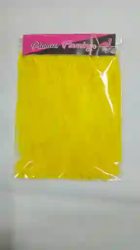 Plumas Surtidas ( Color Amarillo )