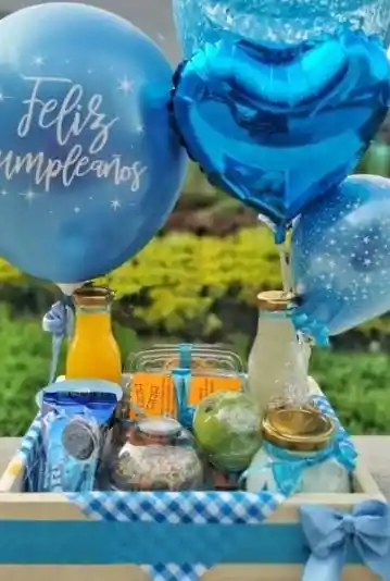 Desayuno Sorpresa Cumpleaños Especial – Sorpresa Con Globo Y Torta