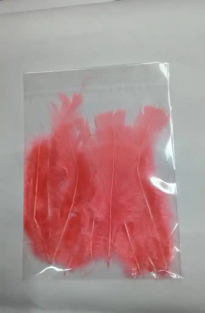 Plumas Surtidas ( Color Rosado Claro )