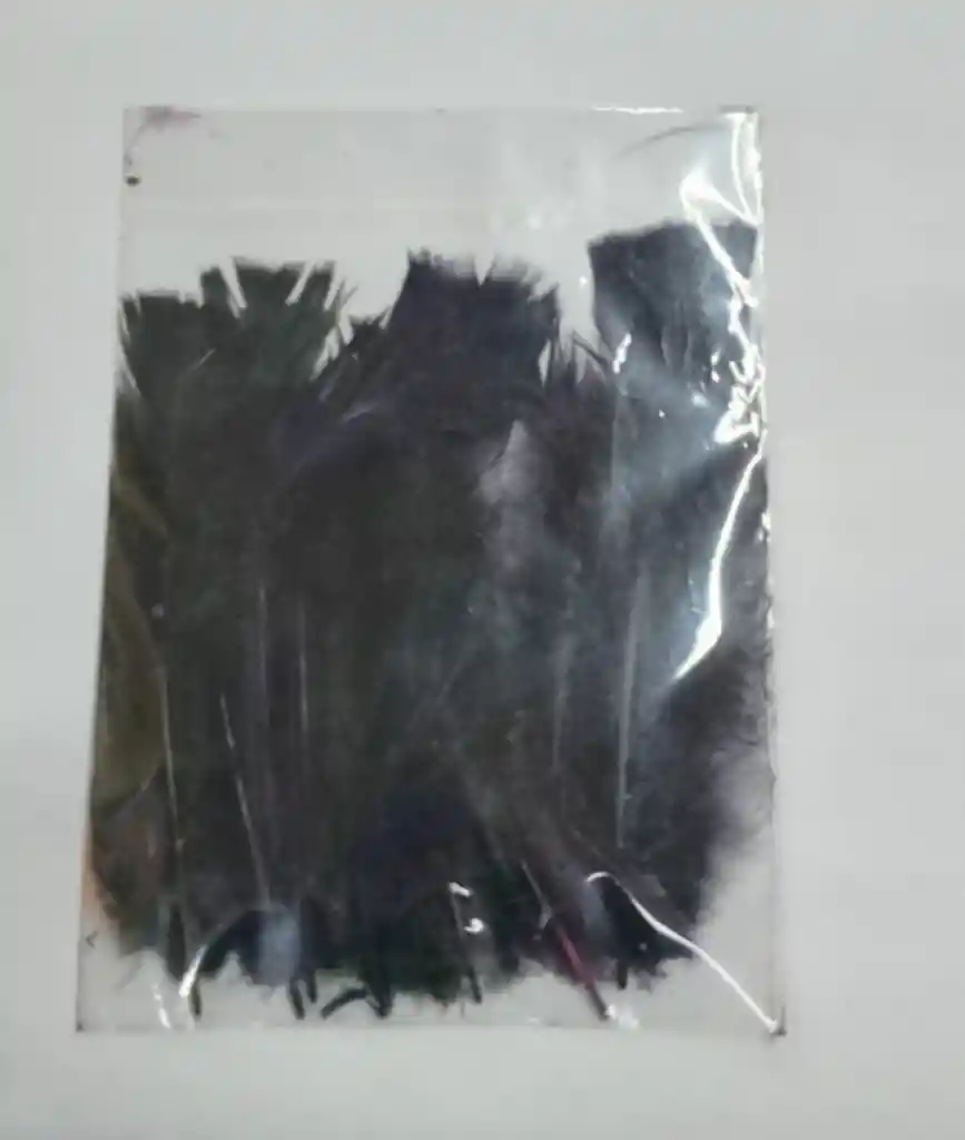 Plumas Surtidas ( Color Negro )