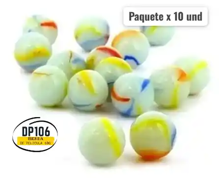 Canicas Piquis Bolitas X 10 Mara China