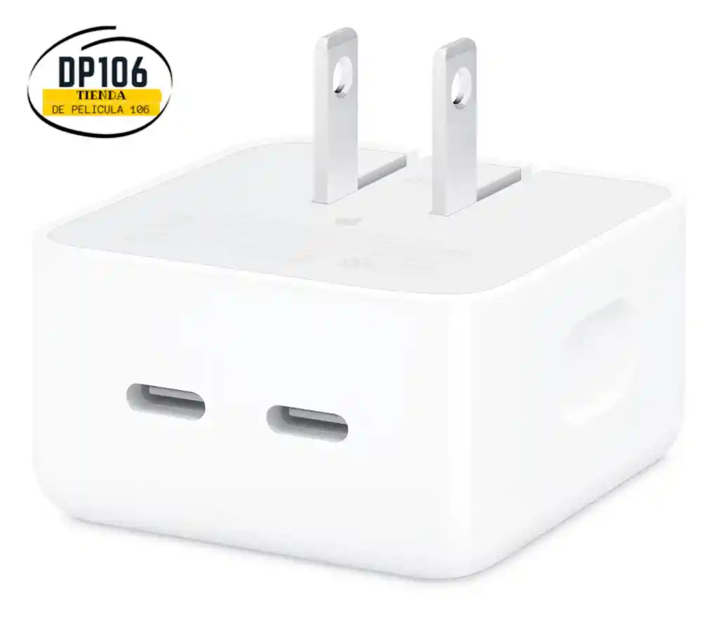 Apple Power Adapter Doble Entrada Tipo C