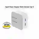 Apple Power Adapter Doble Entrada Tipo C
