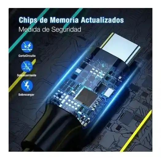 Cable Usb A Tipo C De Datos 1hora , 1 Metros Pvc Duradero Blanco Usb 2.0 3a Cable Carga Rápida Compatible Con Móviles, Tabletas